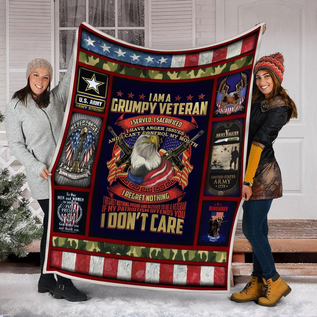 Blanket US Navy Veterant - CustomsPig