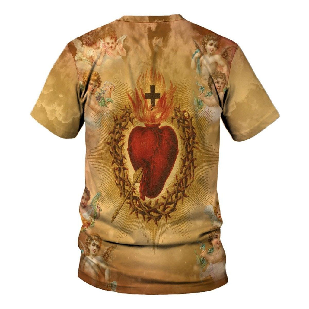 Blessed Virgin Mary & Jesus T-shirt - CustomsPig