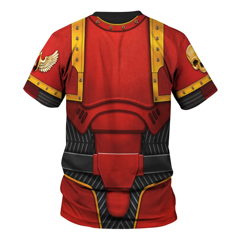 Blood Angels Captain T-shirt Hoodie Sweatpants Cosplay - CustomsPig