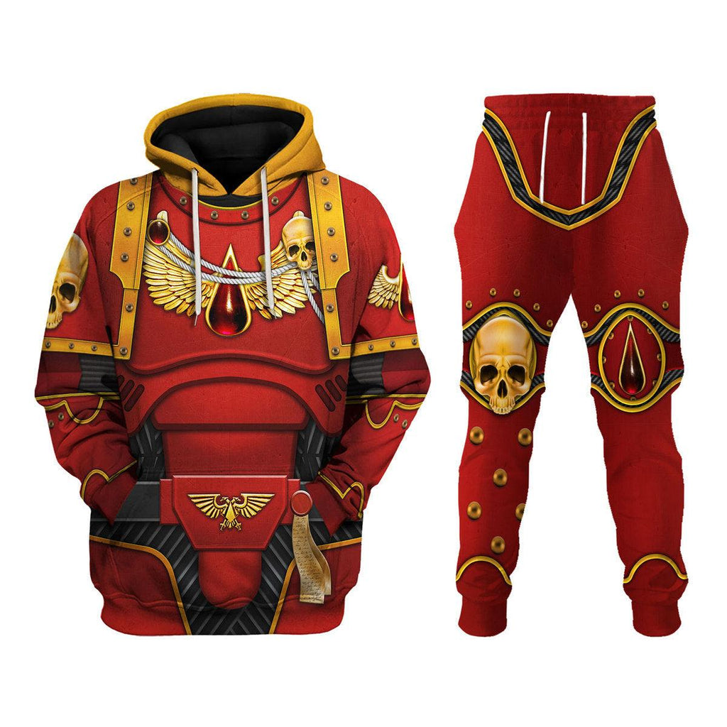 Blood Angels Captain T-shirt Hoodie Sweatpants Cosplay - CustomsPig