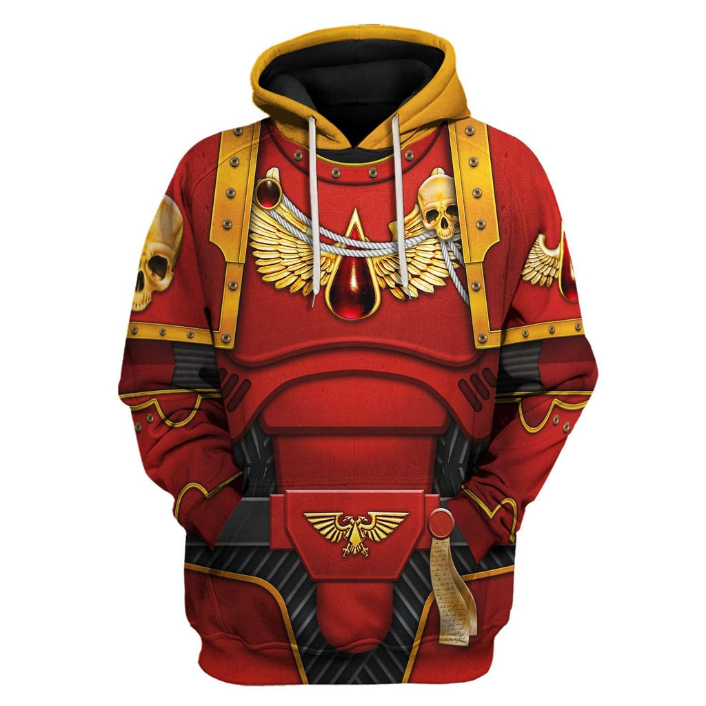 Blood Angels Captain T-shirt Hoodie Sweatpants Cosplay - CustomsPig