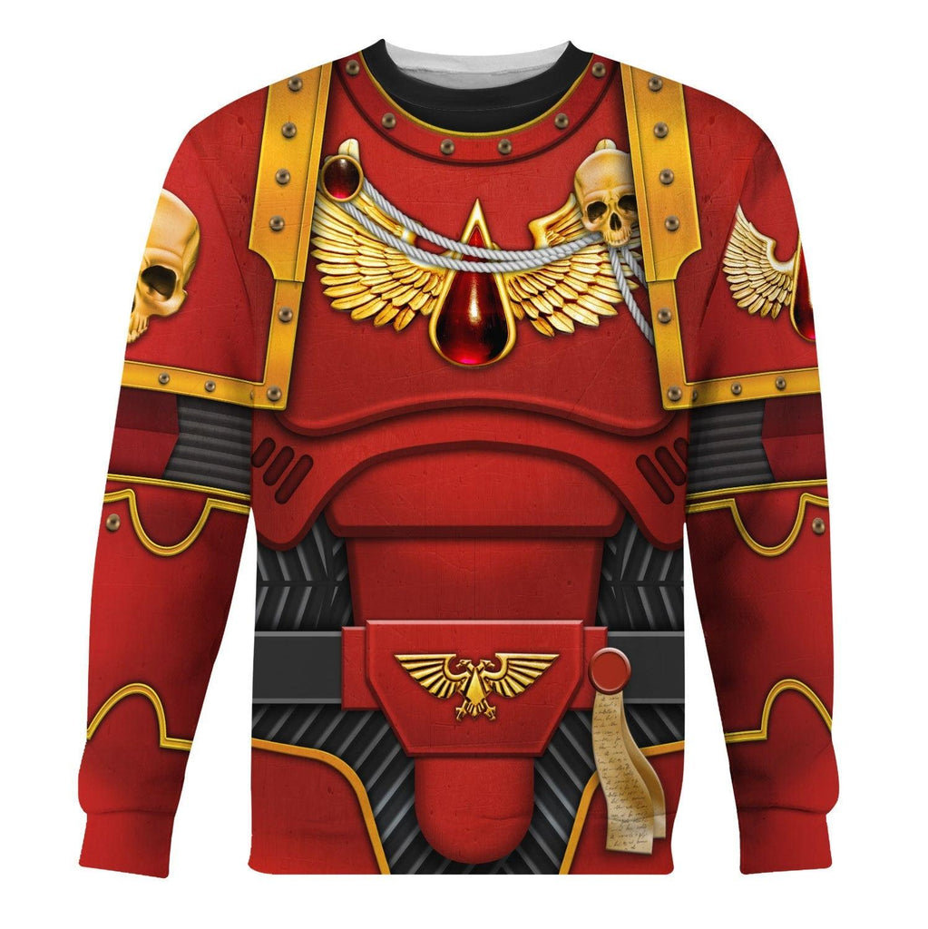 Blood Angels Captain T-shirt Hoodie Sweatpants Cosplay - CustomsPig