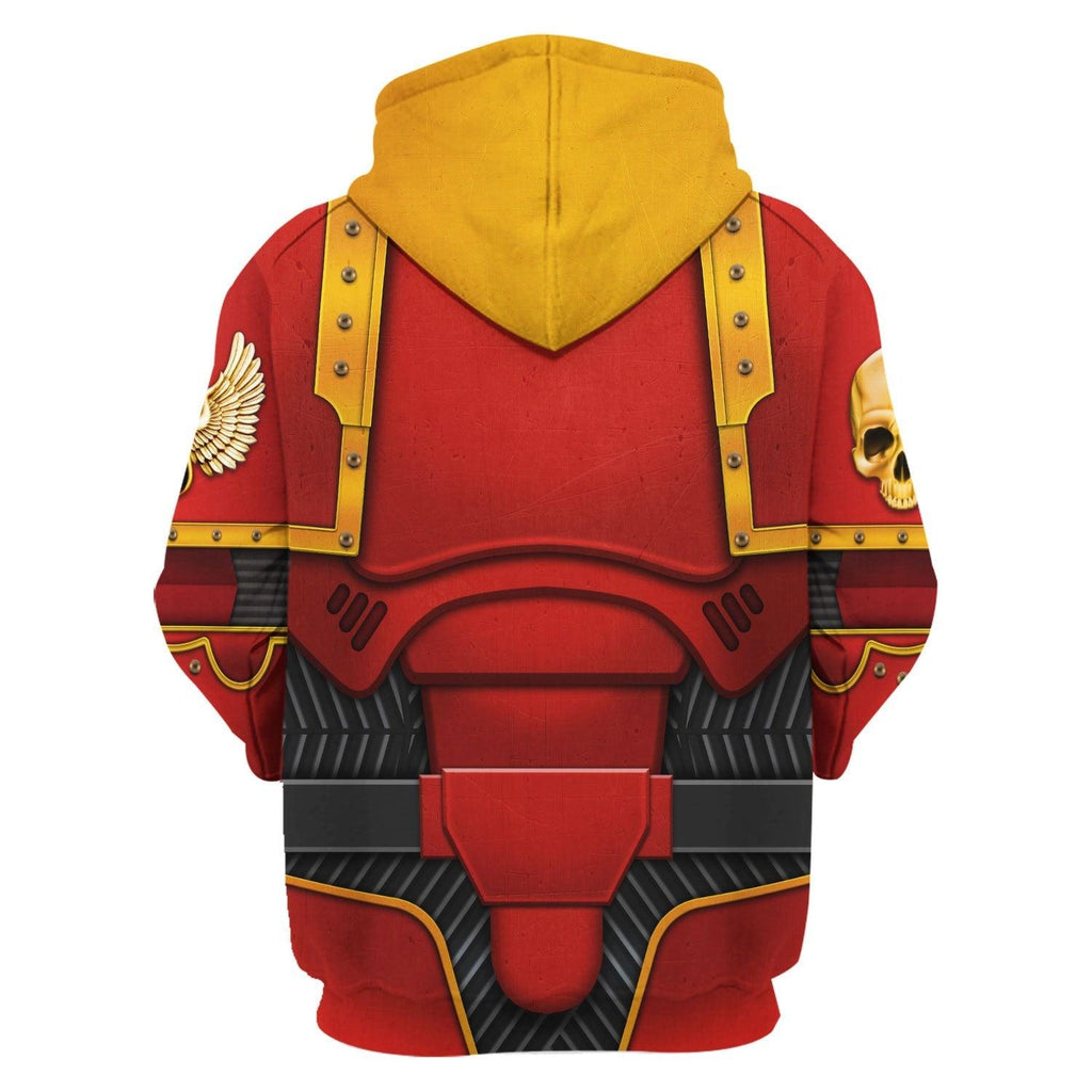 Blood Angels Captain T-shirt Hoodie Sweatpants Cosplay - CustomsPig