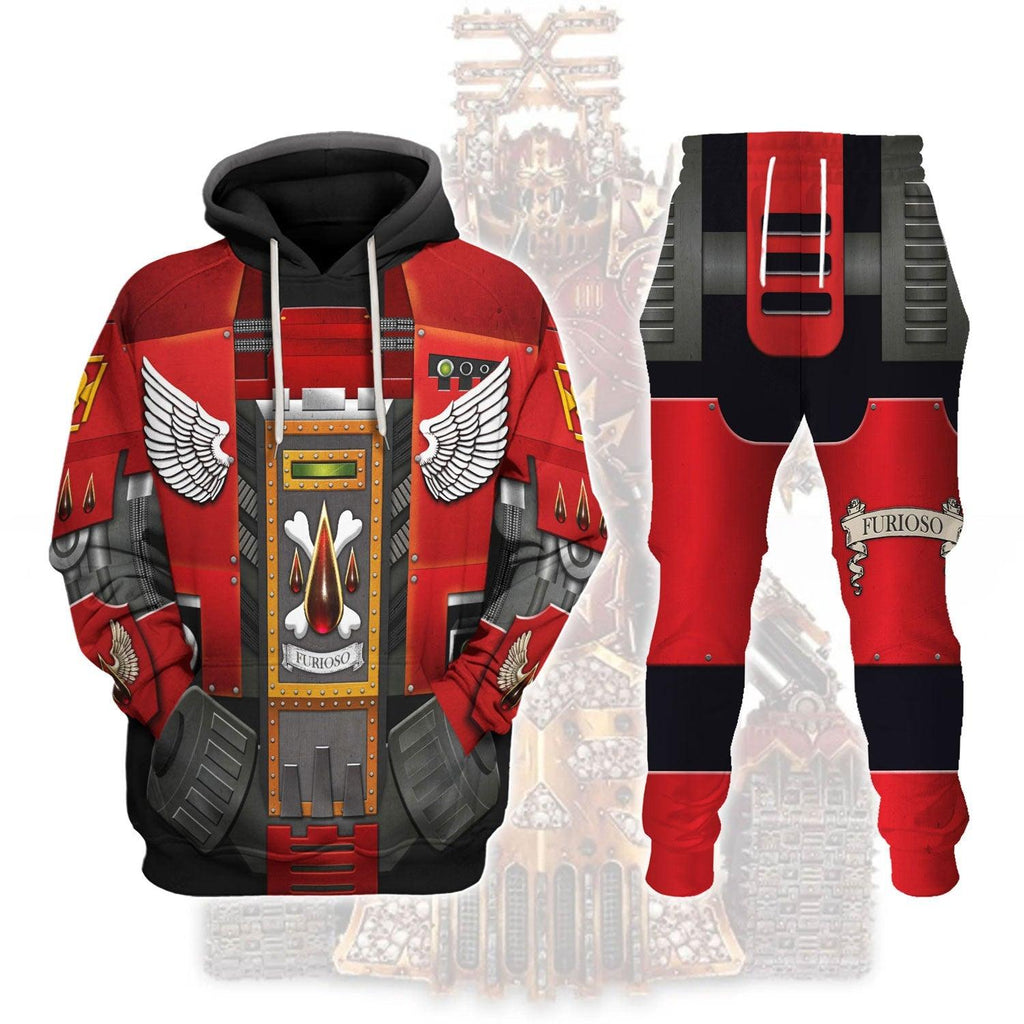 Blood Angels Furioso Dreadnought T-shirt Hoodie Sweatpants Cosplay - CustomsPig