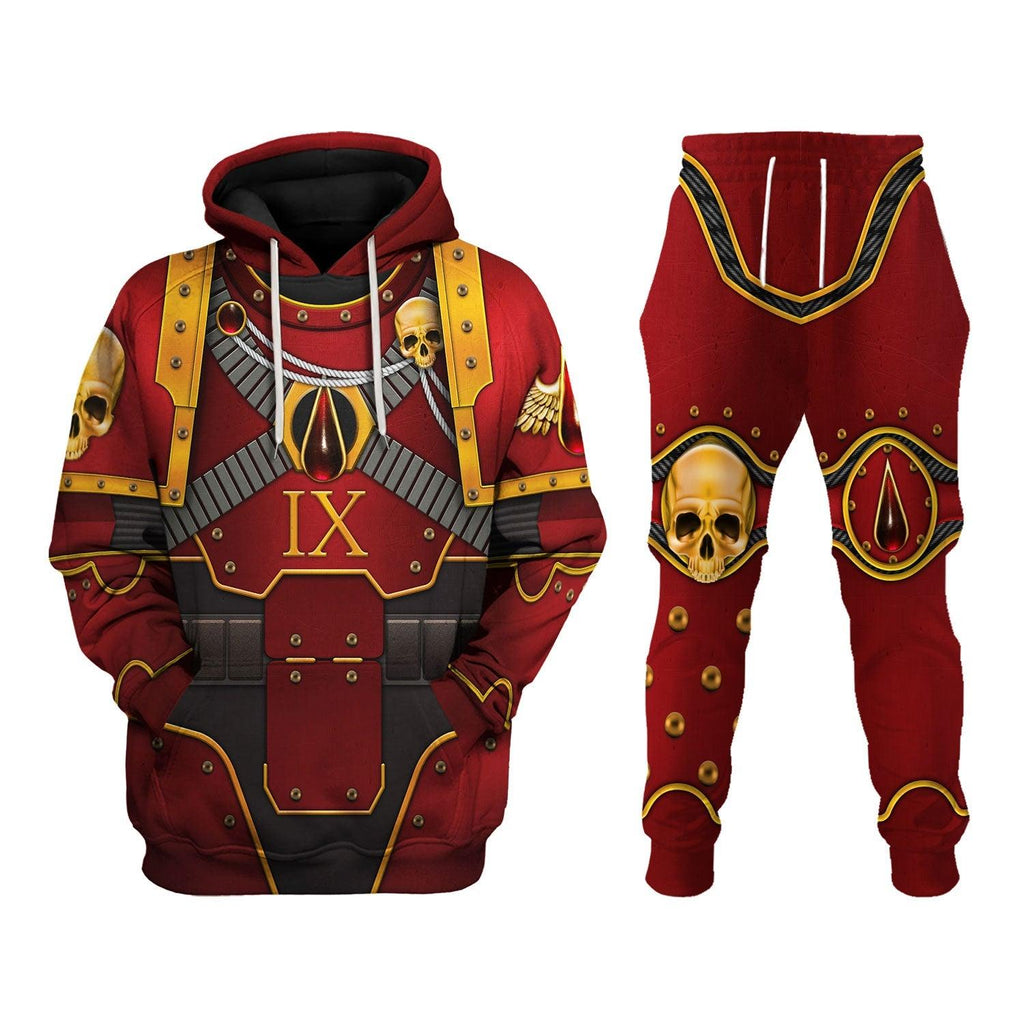 Blood Angels IX Captain T-shirt Hoodie Sweatpants Cosplay - CustomsPig