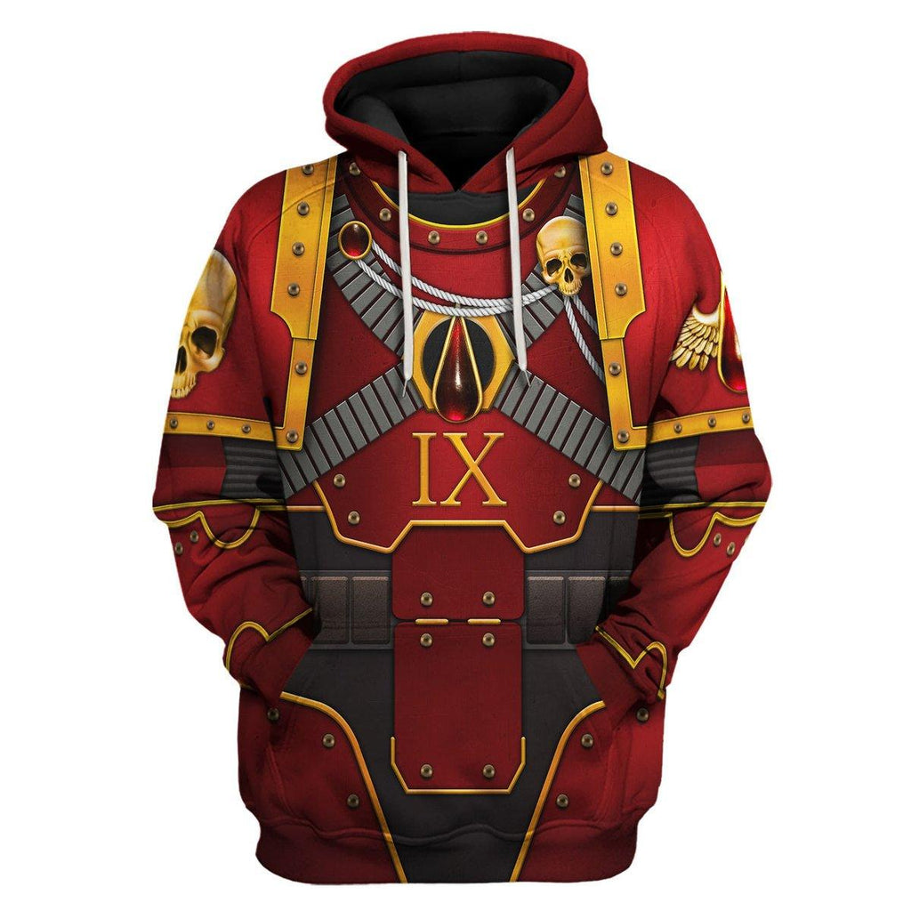 Blood Angels IX Captain T-shirt Hoodie Sweatpants Cosplay - CustomsPig