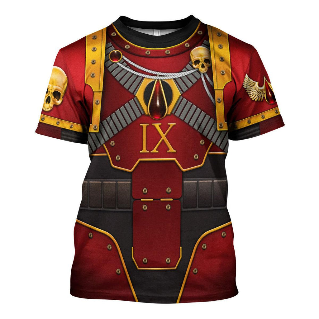 Blood Angels IX Captain T-shirt Hoodie Sweatpants Cosplay - CustomsPig