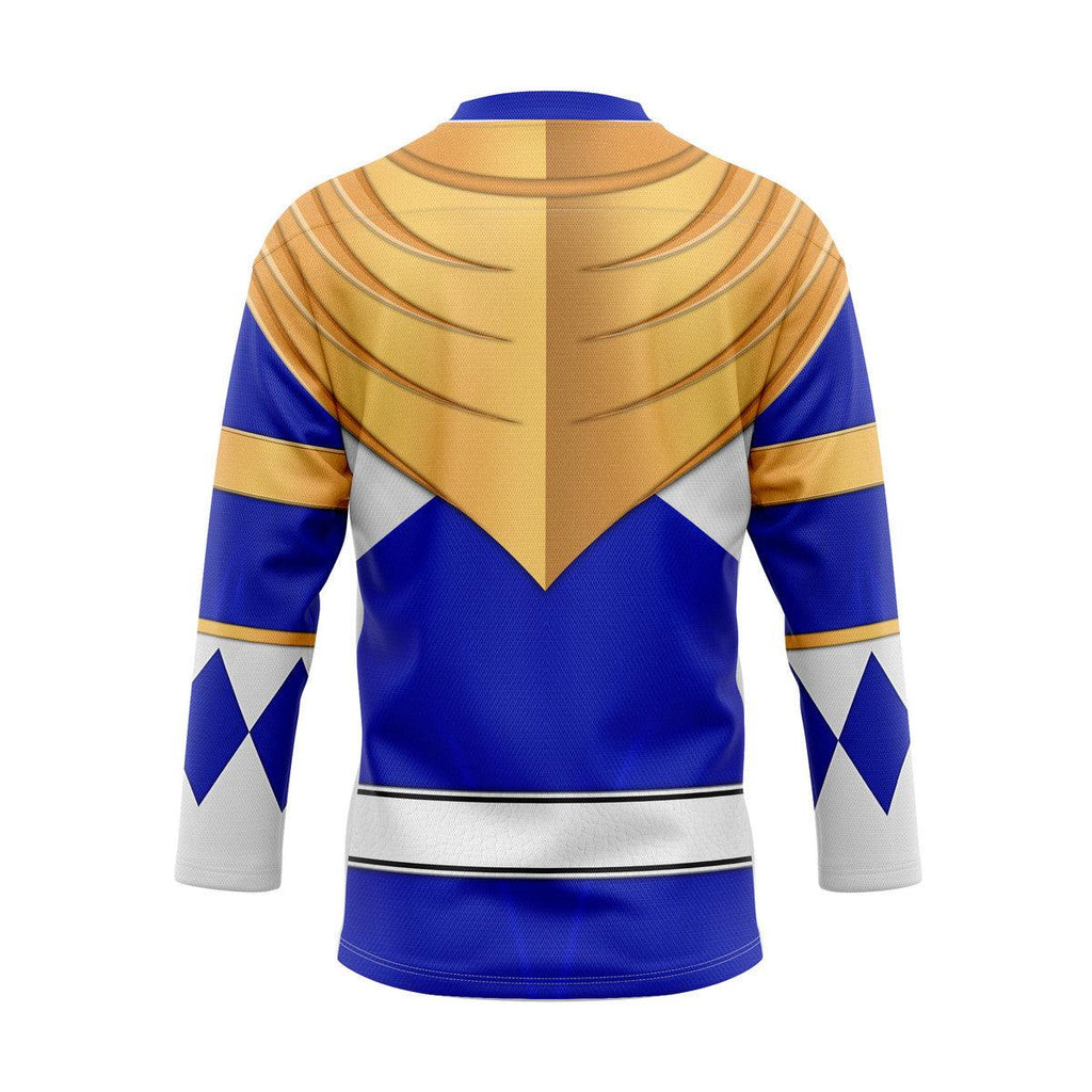 Blue Ranger Dragon Shield Hockey Jersey -  CustomsPig.com