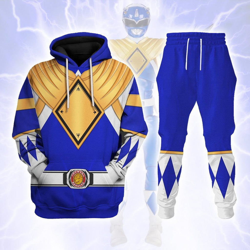 Blue Ranger Dragon Shield Hoodies Sweatshirt T-shirt Hawaiian -  CustomsPig.com