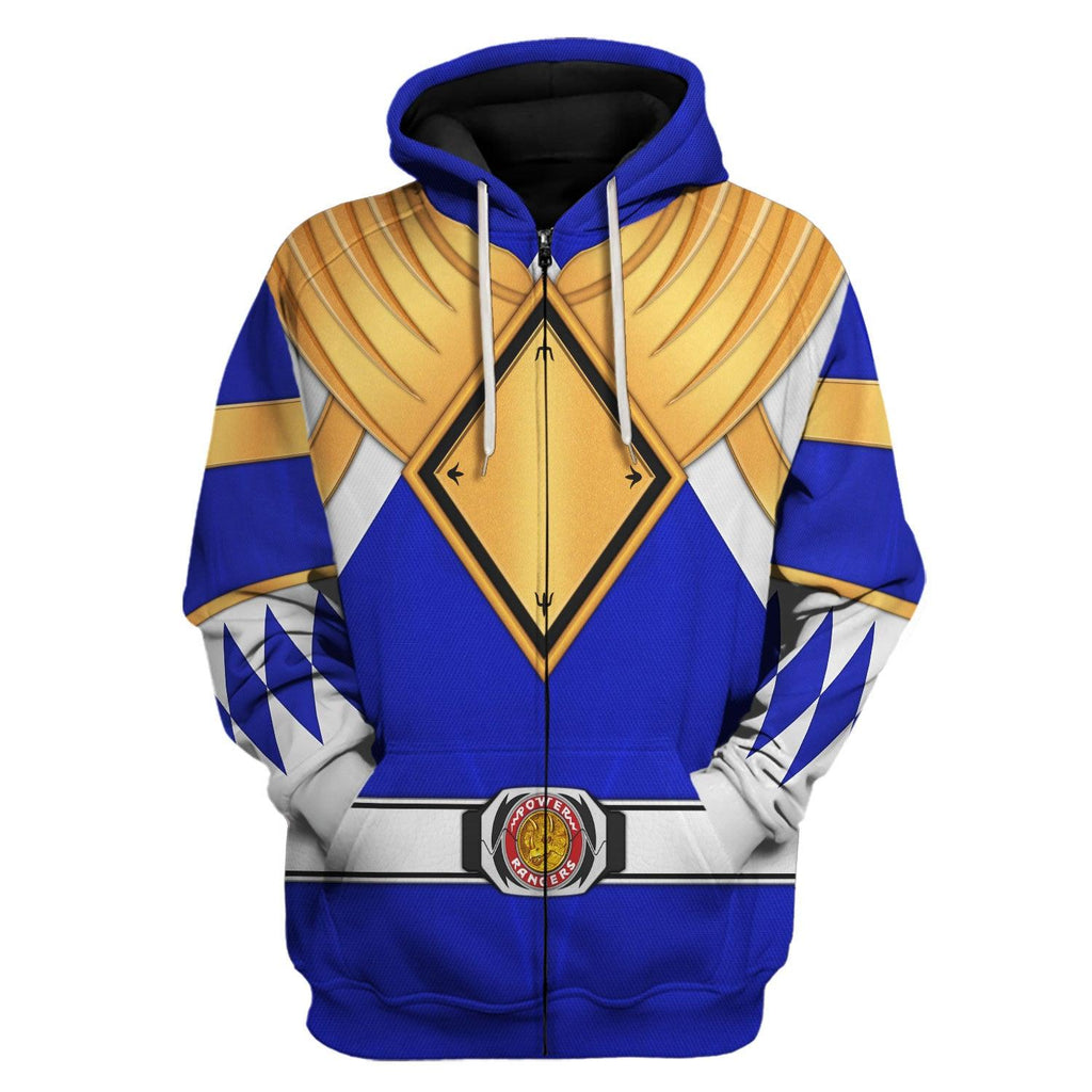 Blue Ranger Dragon Shield Hoodies Sweatshirt T-shirt Hawaiian -  CustomsPig.com