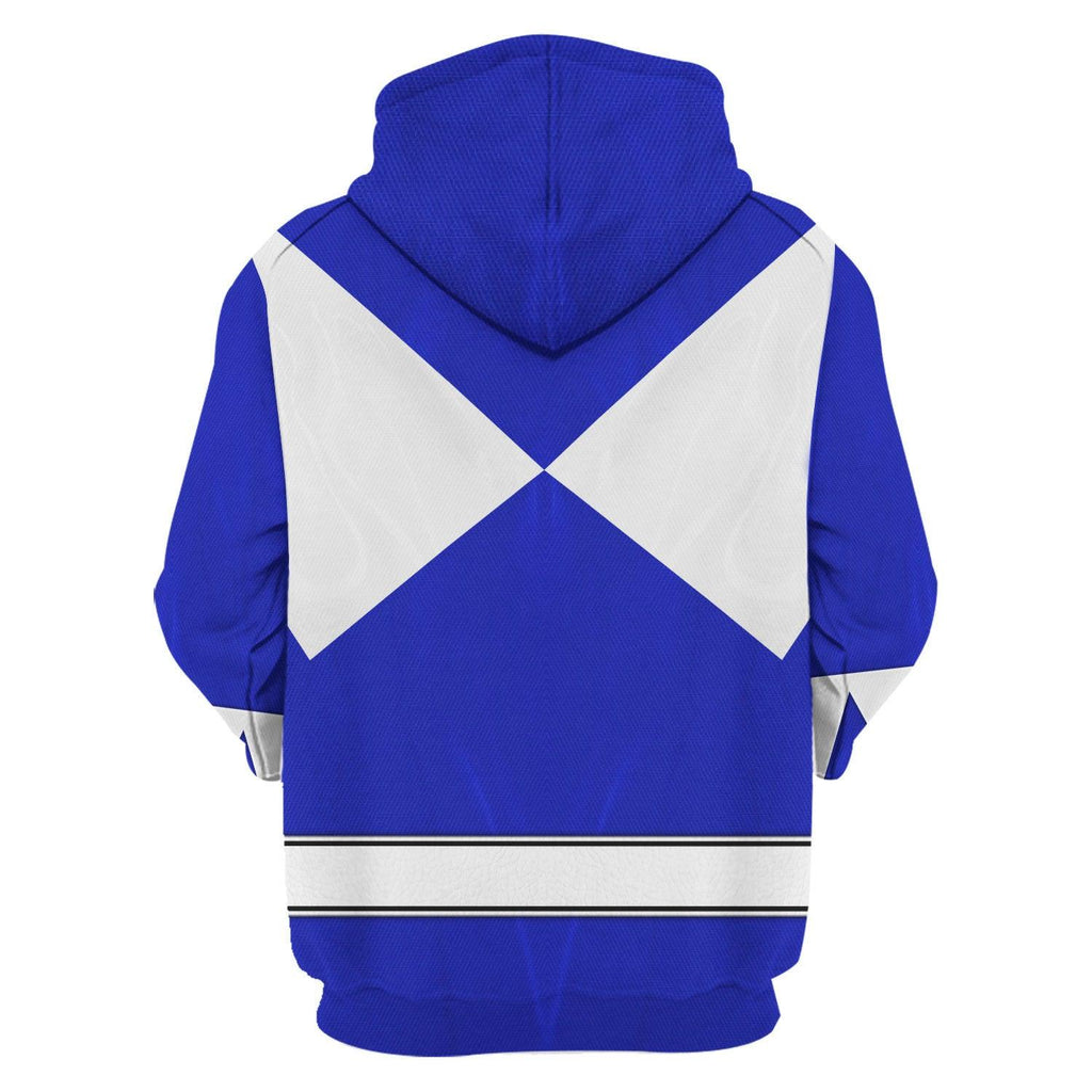 Blue Ranger Mighty Morphin Hoodies Sweatshirt T-shirt Hawaiian -  CustomsPig.com