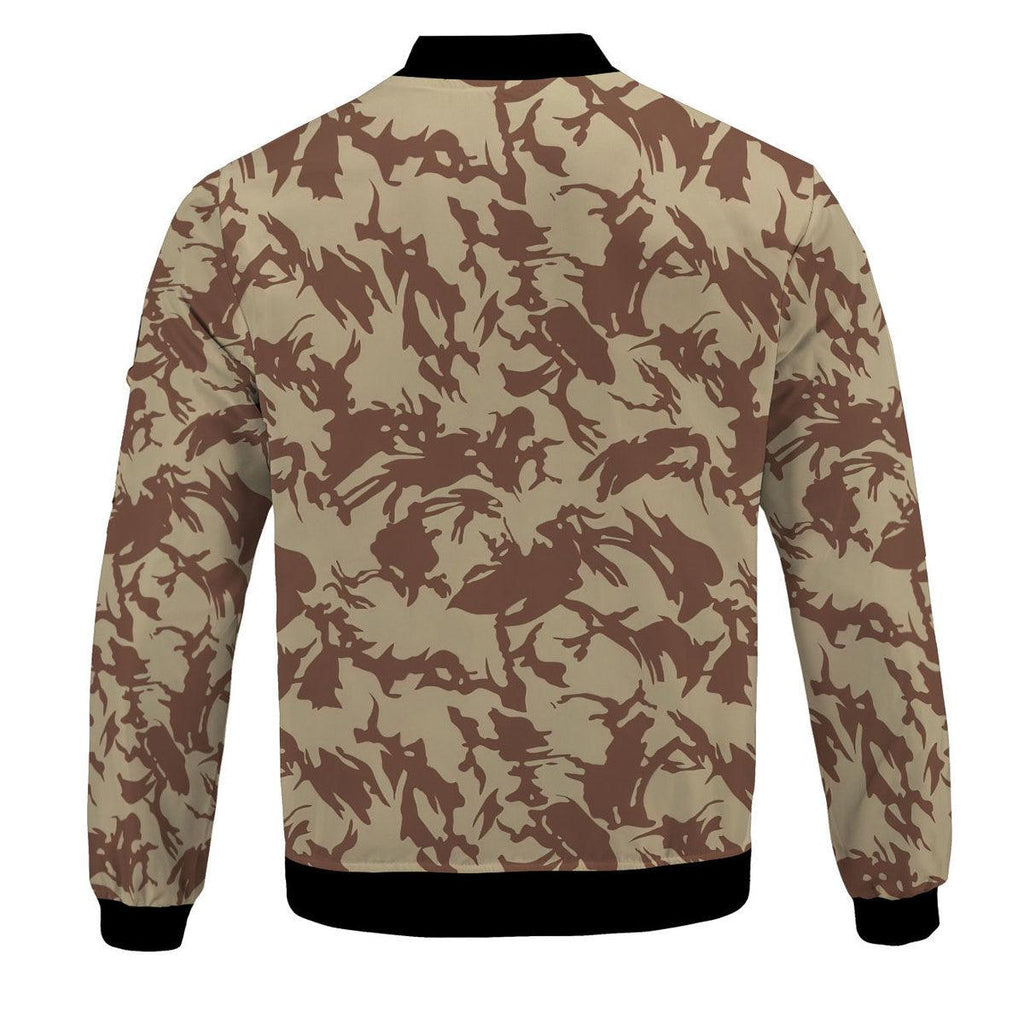 Bristish Desert (DPM) Camo Pattern Bomber Jacket - CustomsPig