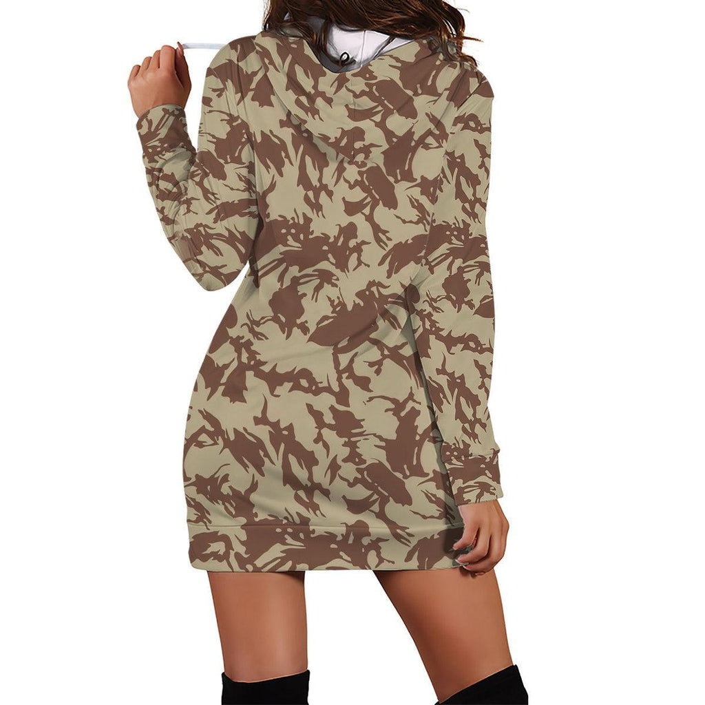 Bristish Desert (DPM) Camo Pattern Dress Hoodie - CustomsPig