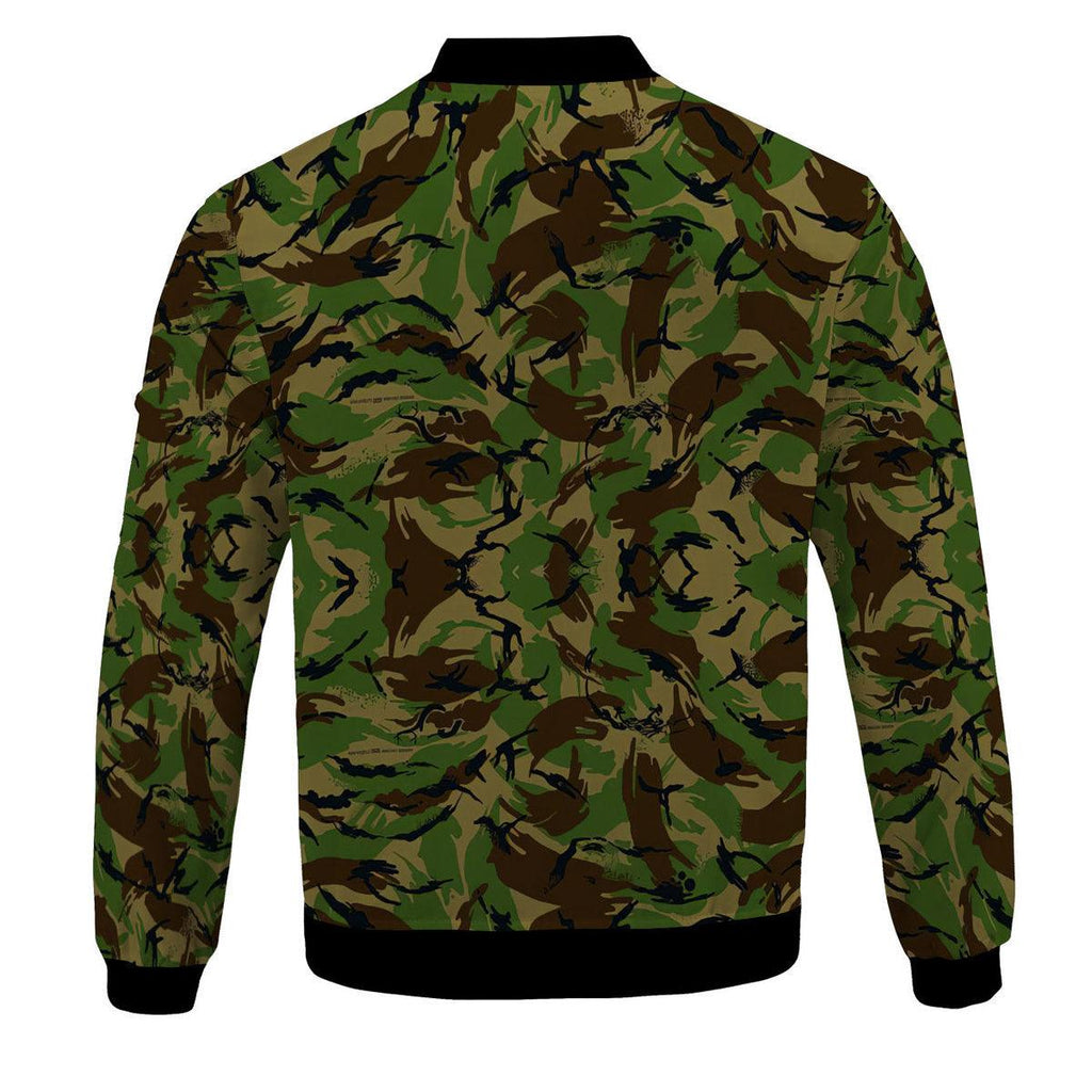 Bristish Disruptive Pattern (DPM) Material British Armed Forces Bomber Jacket - CustomsPig