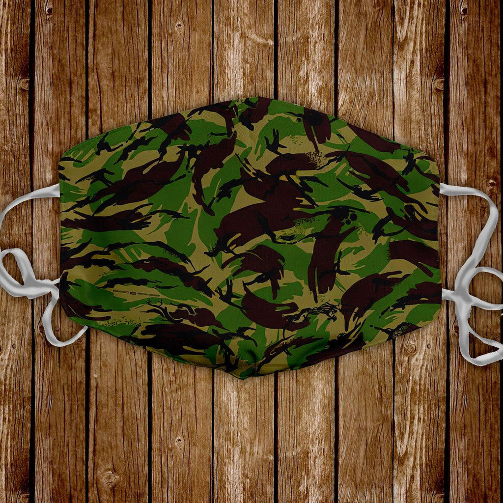 Bristish Disruptive Pattern (DPM) Material British Armed Forces Face Mask - CustomsPig