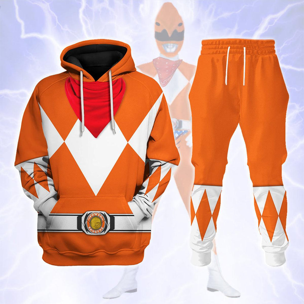 Bulk and Skull Orange Ranger Hoodies Sweatshirt T-shirt Hawaiian Sweatpants - CustomsPig.com