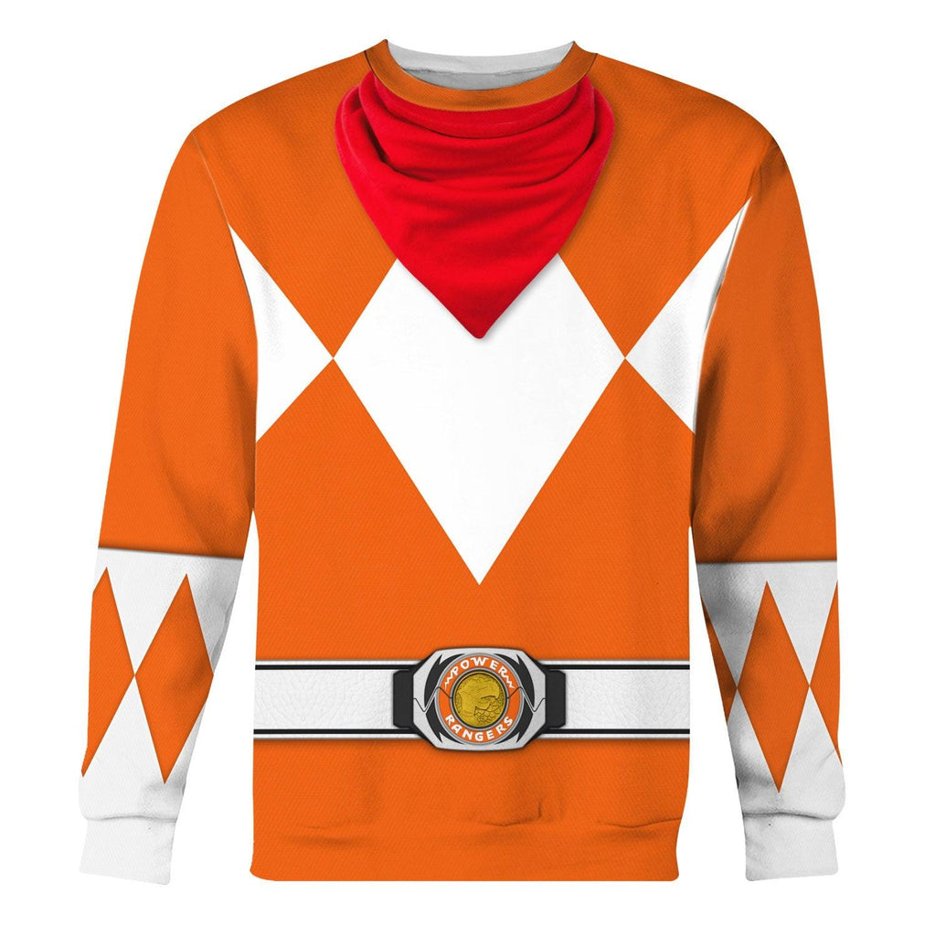 Bulk and Skull Orange Ranger Hoodies Sweatshirt T-shirt Hawaiian Sweatpants - CustomsPig.com