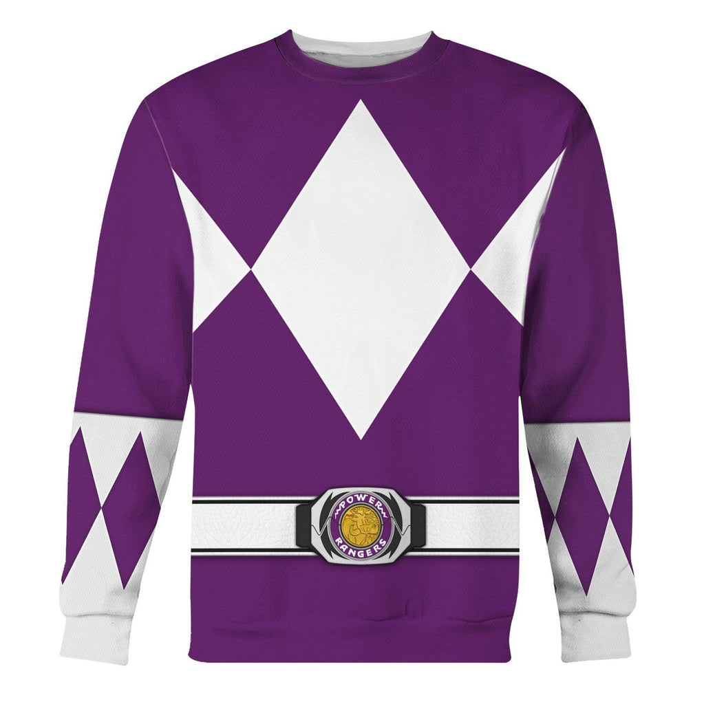 Bulk and Skull Purple Ranger Hoodies Sweatshirt T-shirt Hawaiian Sweatpants - CustomsPig.com