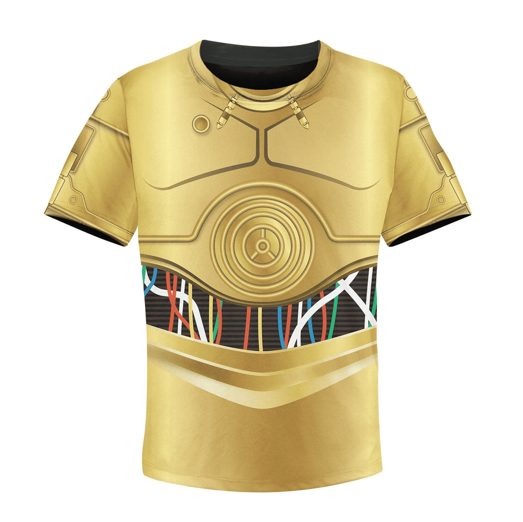 C 3PO Kid Tops -  CustomsPig.com