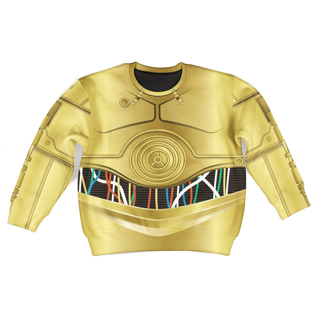 C 3PO Kid Tops -  CustomsPig.com