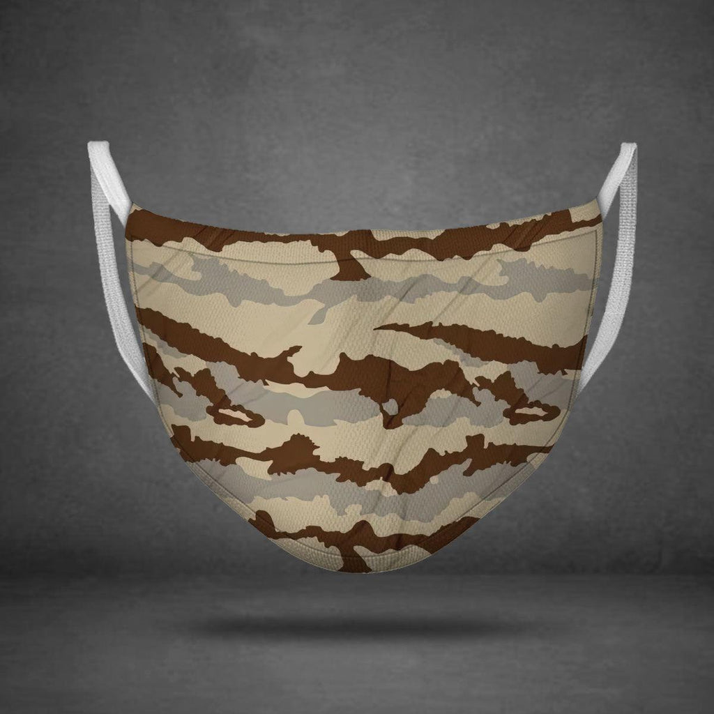 Camouflage Daguet Desert Camouflage Face Mask - CustomsPig