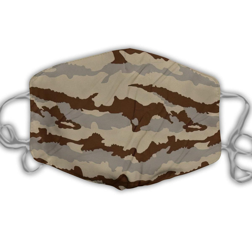 Camouflage Daguet Desert Camouflage Face Mask - CustomsPig