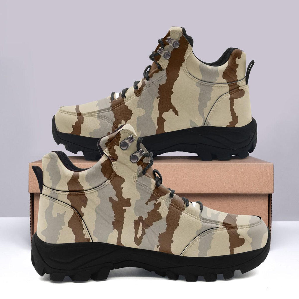 Camouflage Daguet Desert Camouflage Hiking Shoes - CustomsPig