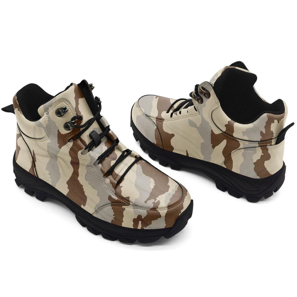 Camouflage Daguet Desert Camouflage Hiking Shoes - CustomsPig