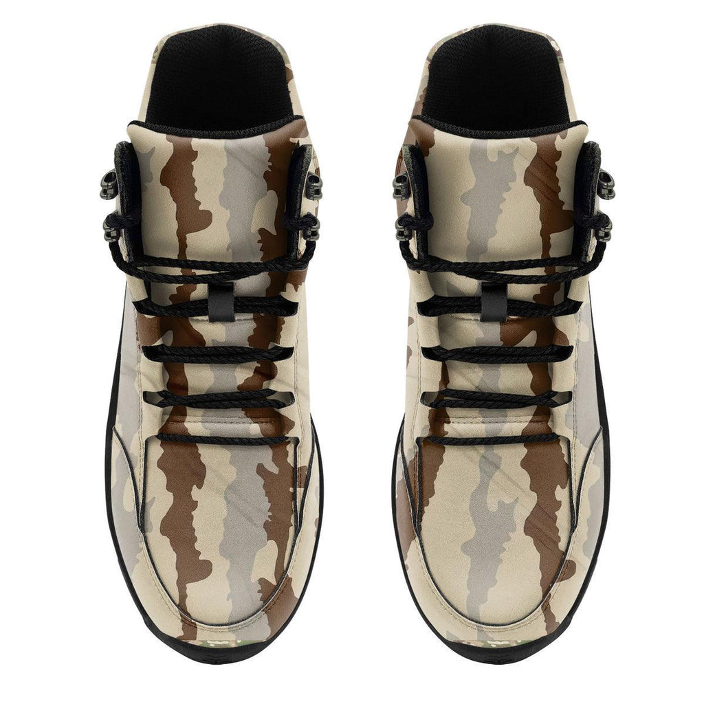 Camouflage Daguet Desert Camouflage Hiking Shoes - CustomsPig