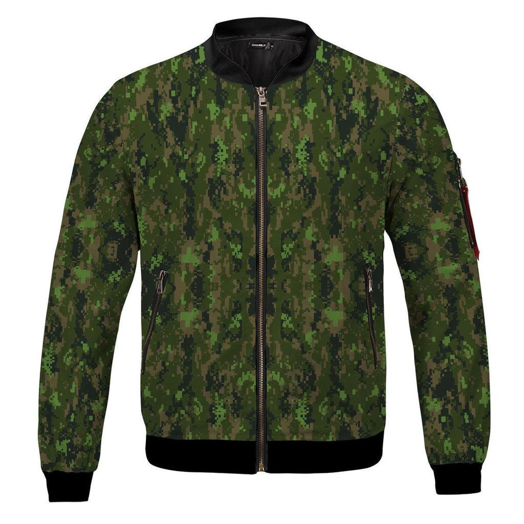 Canadian Disruptive Pattern CADPAT Canadian Armed Forces (CF) Bomber Jacket - CustomsPig