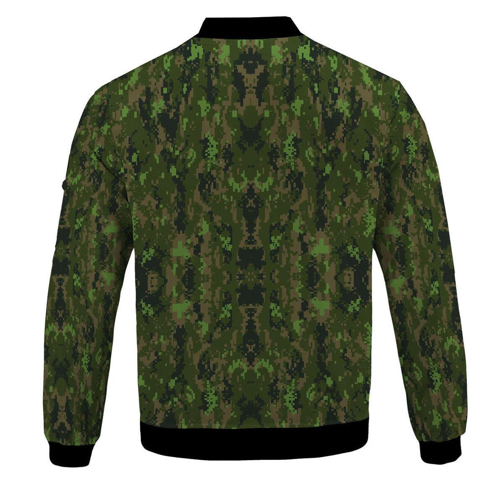 Canadian Disruptive Pattern CADPAT Canadian Armed Forces (CF) Bomber Jacket - CustomsPig