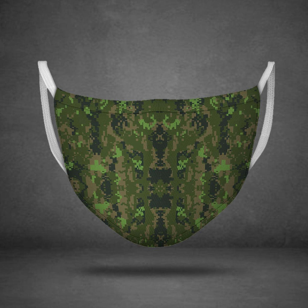 Canadian Disruptive Pattern CADPAT Canadian Armed Forces (CF)Face Mask - CustomsPig