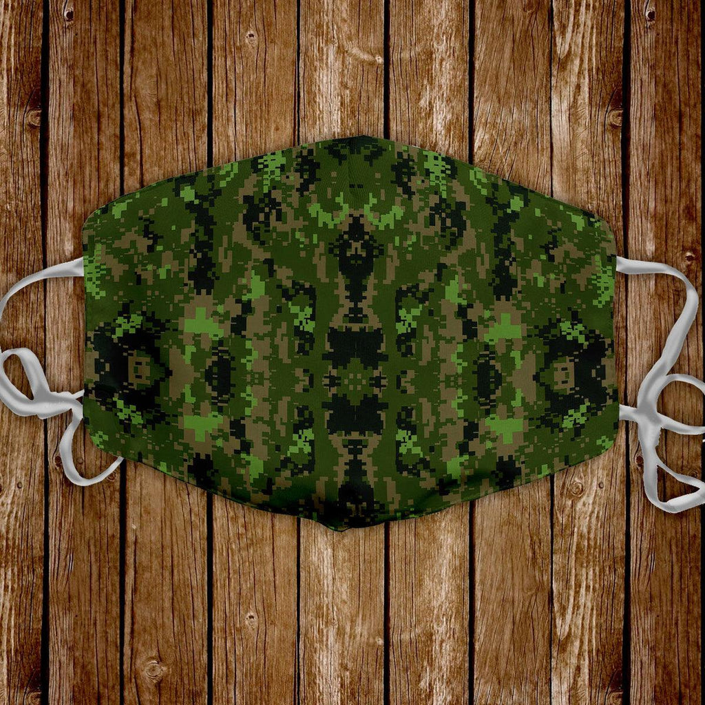 Canadian Disruptive Pattern CADPAT Canadian Armed Forces (CF)Face Mask - CustomsPig