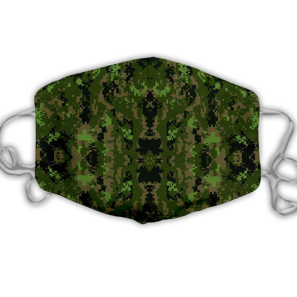 Canadian Disruptive Pattern CADPAT Canadian Armed Forces (CF)Face Mask - CustomsPig