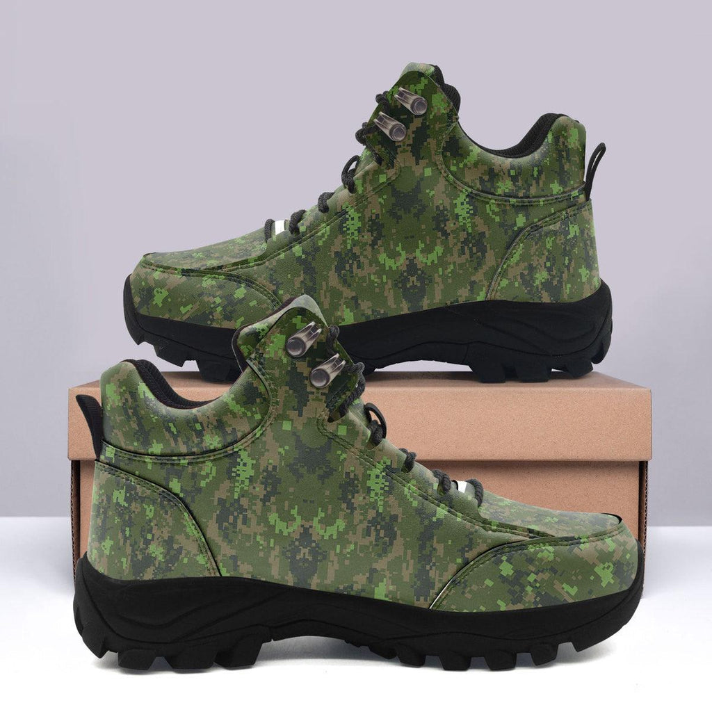 Canadian Disruptive Pattern CADPAT Canadian Armed Forces (CF) Hiking Shoes - CustomsPig