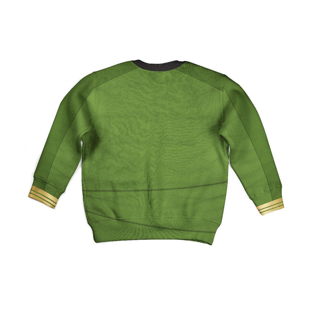 Captain Pike Green Costume Cosplay Kid Hoodie Sweatshirt T-Shirt - CustomsPig.com