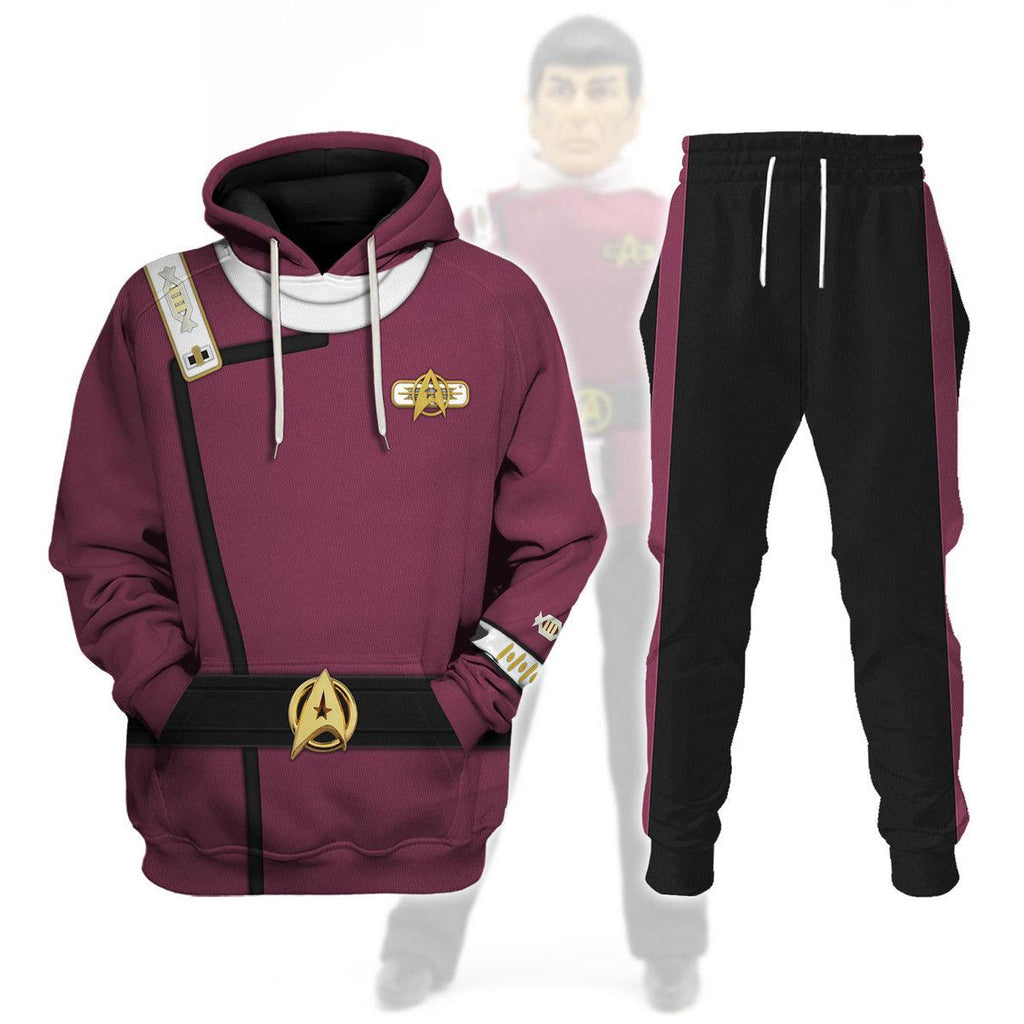 Captain Spock Costume Hoodie Sweatshirt T-Shirt Sweatpants Apparel - CustomsPig.com