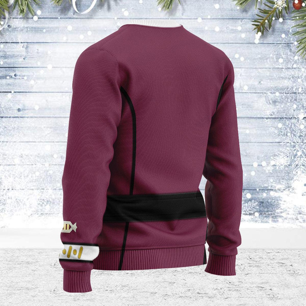 Captain Spock Themed Costume Christmas Wool Sweater - CustomsPig.com