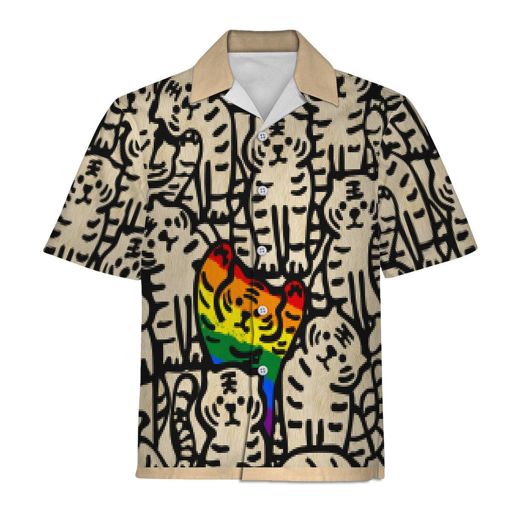 Cat LGBTQ+ Stand Out Hoodie T-shirt Tops - DucG