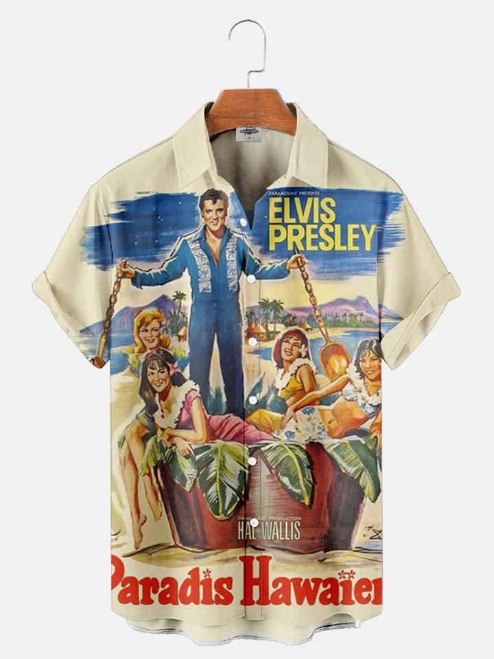 CLASSIC MUSIC EL12 CHARACTER PRINTED UNISEX CASUAL HAWAIIAN SHIRT - CustomsPig.com