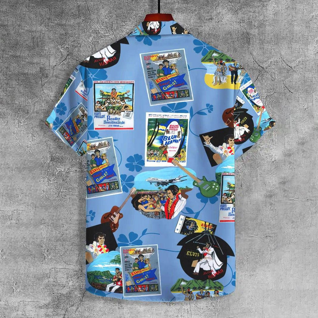 CLASSIC MUSIC EL14 CHARACTER PRINTED UNISEX CASUAL HAWAIIAN SHIRT - CustomsPig.com