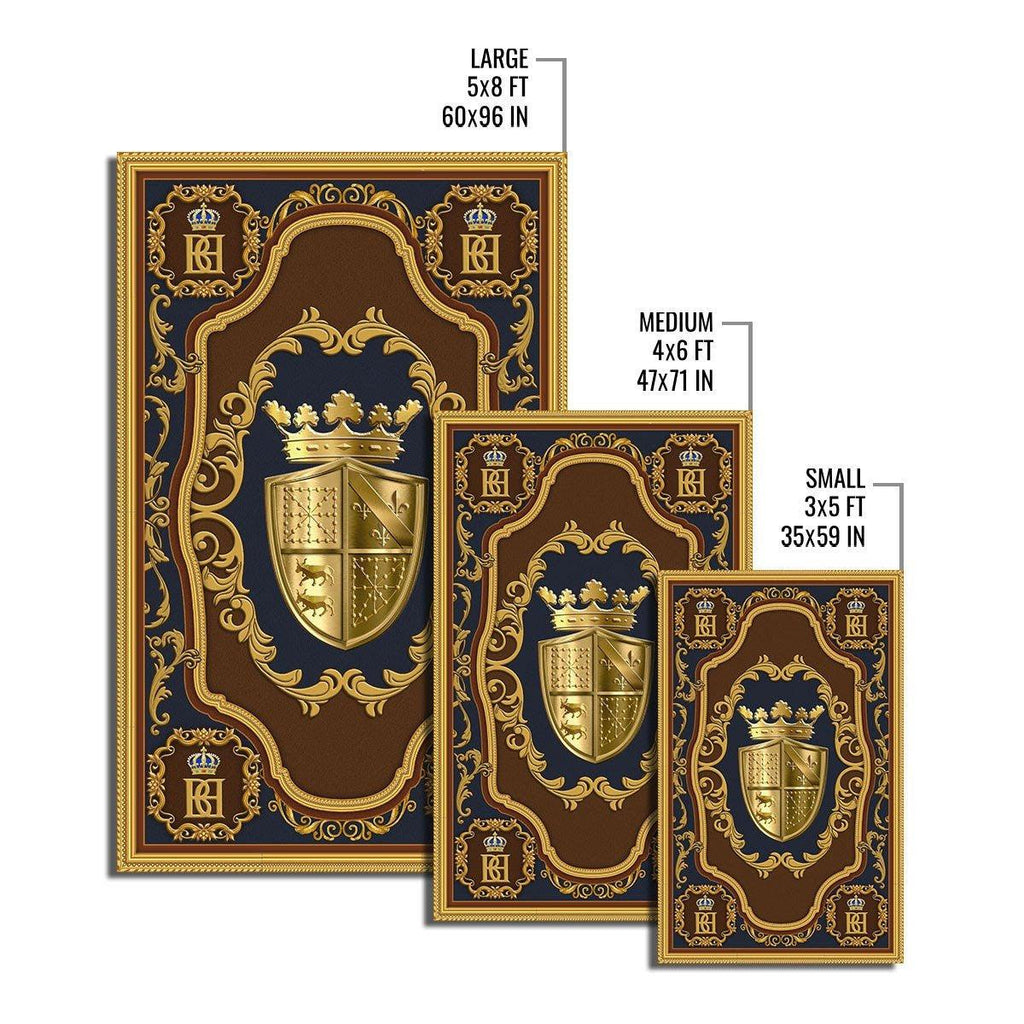 Coat of Arms of Henry IV of France Rug - CustomsPig