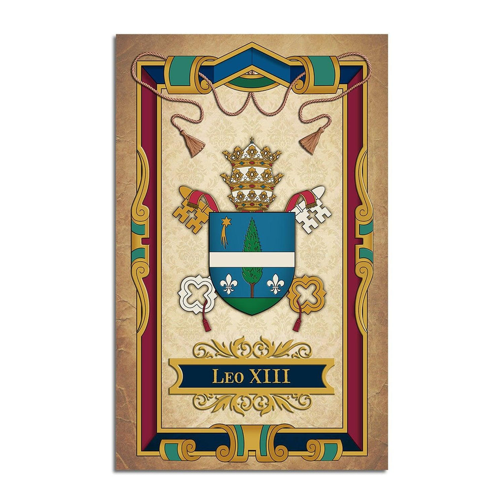 Coat Of Arms Of Pope Leo XIII Rug - CustomsPig