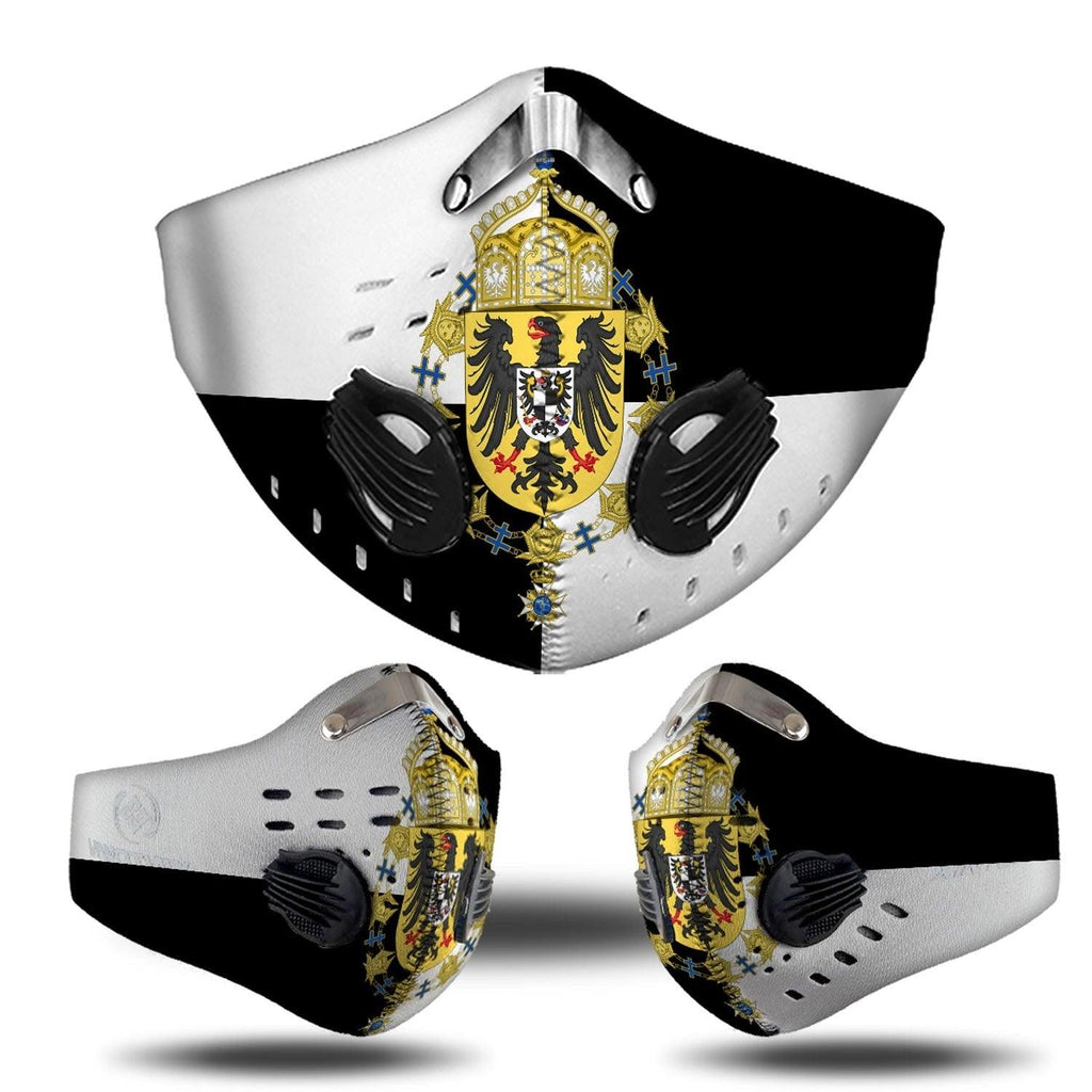 Coat of Arms of William II of Germany Face Mask - DucG