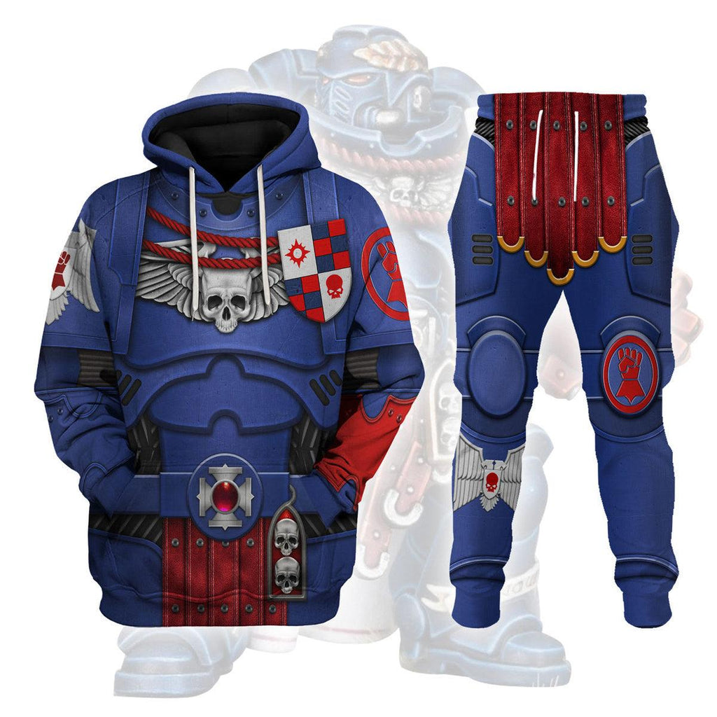 Crimson Fists Captain T-shirt Hoodie Sweatpants Cosplay -  CustomsPig