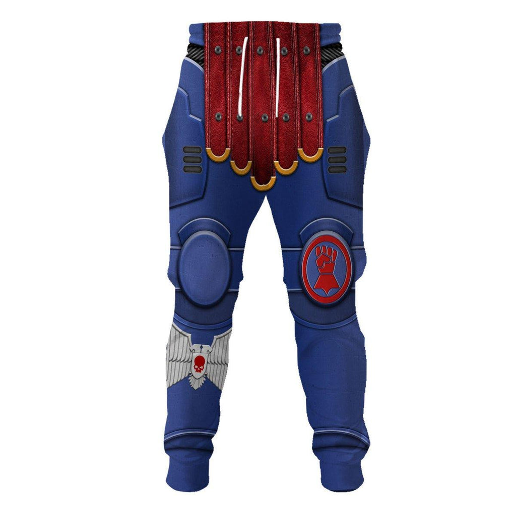 Crimson Fists Captain T-shirt Hoodie Sweatpants Cosplay -  CustomsPig