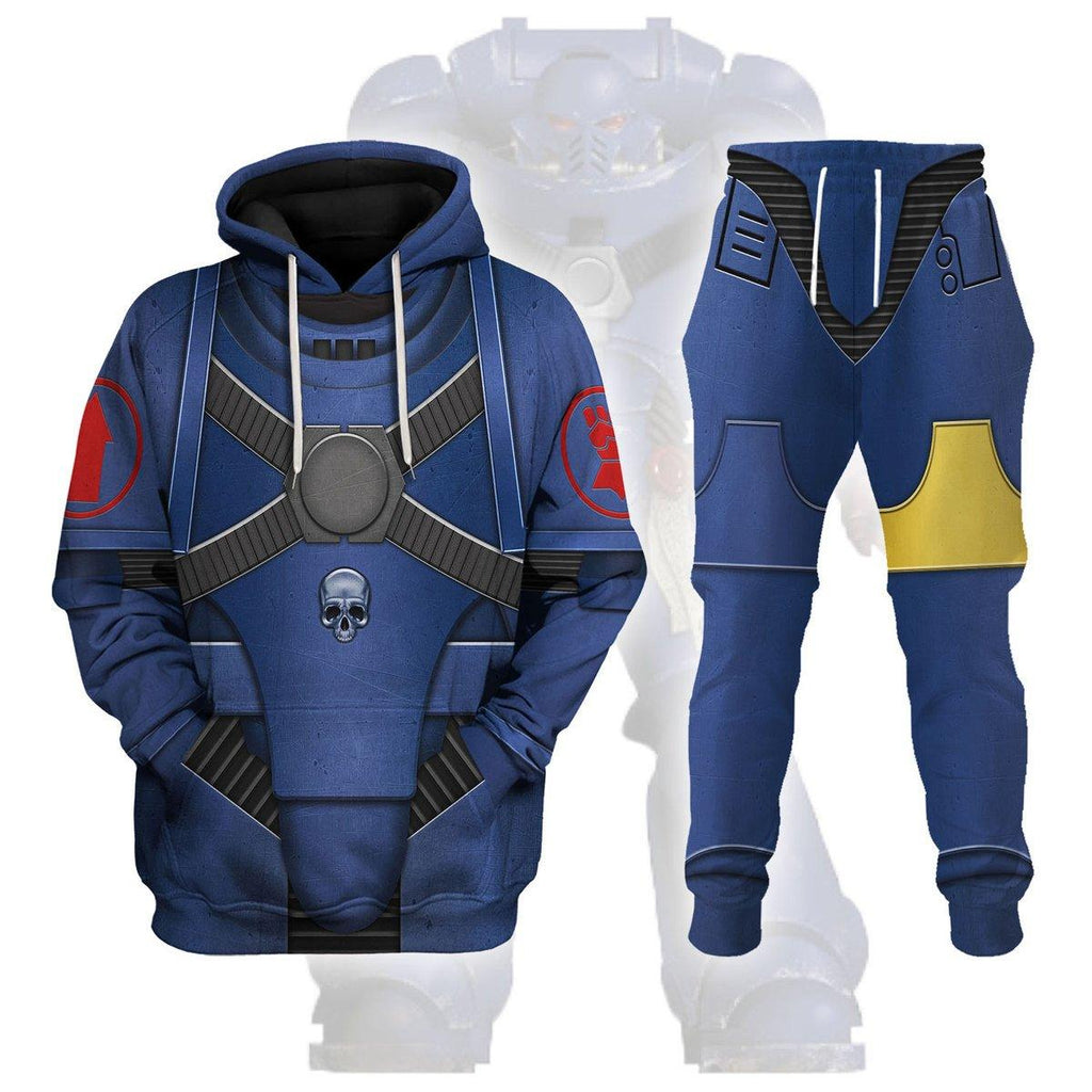 Crimson Fists Mark IV Maximus Power Armor T-shirt Hoodie Sweatpants Cosplay -  CustomsPig