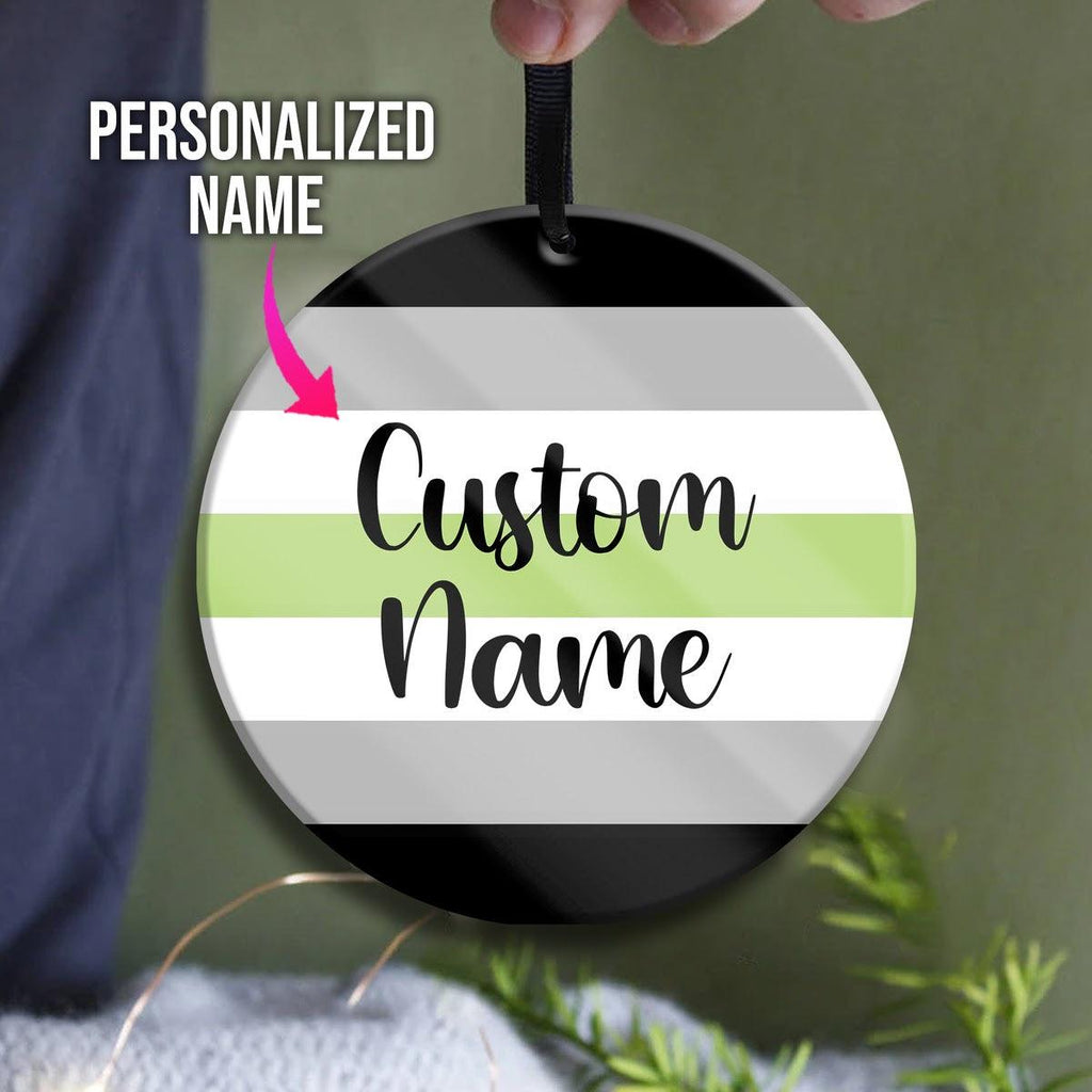 Custom Name Ornament Agender - CustomsPig