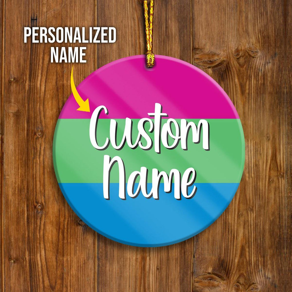 Custom Name Ornament Polysexual - CustomsPig