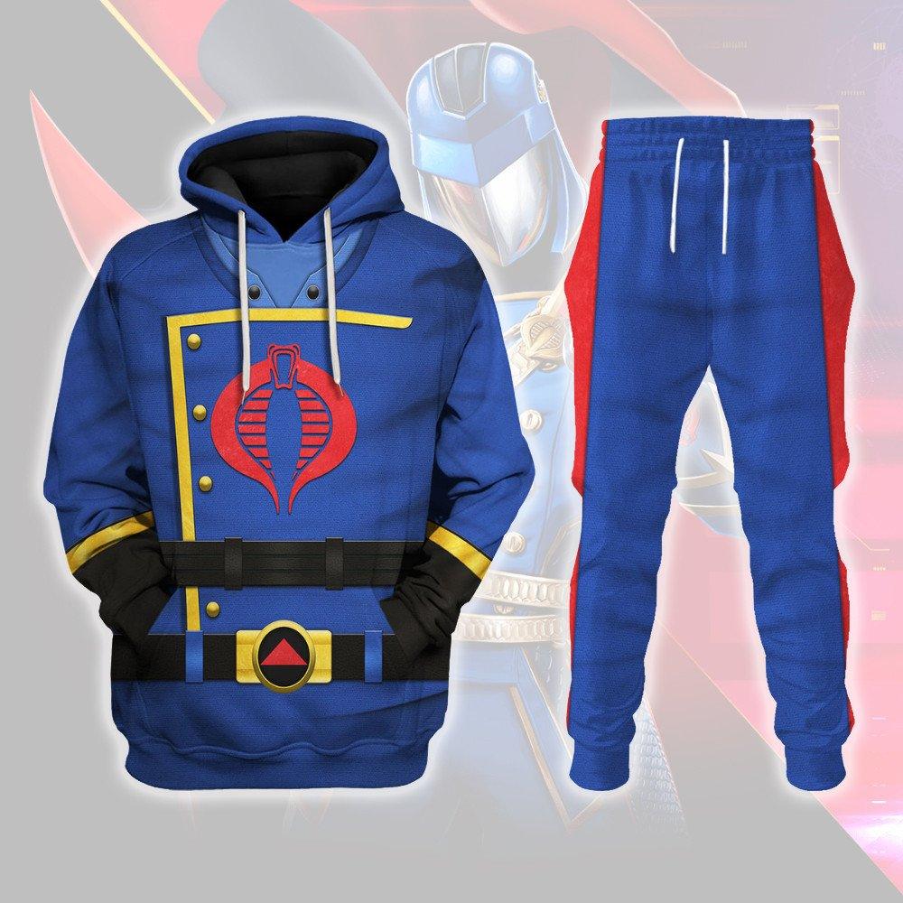 CustomsPig Cobra Commander V1 (G.I. Joe) Costumes Hoodie Sweatshirt T-Shirt - DucG